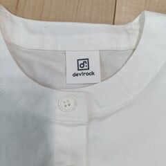 新品　デビロック　白ブラウス　100cmの画像