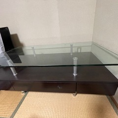 ガラステーブル　ニトリ