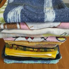 使用済バスタオル13枚の画像