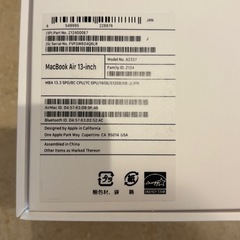 M1 MacBook Air 16GB/512GBの画像