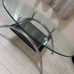 table ガラステーブル 1人暮らし　おしゃれ かっこいい  