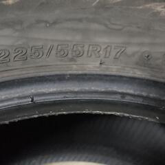 2018年製 VRX2 225/55R17 ﾌﾞﾘﾁﾞｽﾄﾝ ｽﾀｯﾄﾞﾚｽﾀｲﾔ①の画像