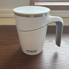【非売品／ゼロ円】日立製作所ロゴ入り ステンレス製マグカップ（未使用）