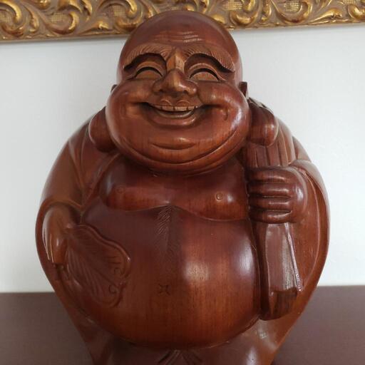 か69【骨董品】竹と虎2体一対木製 一本木 一木造り 置物 床飾り