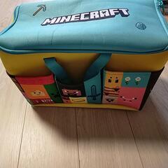 マインクラフト　大きなポケット付きバスケット