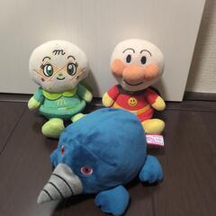 アンパンマン　ぬいぐるみ3つまとめて！