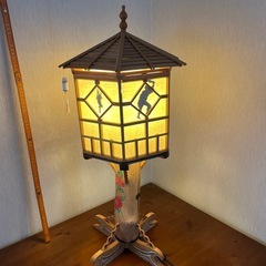 阿波踊り灯籠　木製細工物