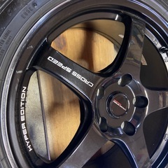 クロススピードCR5 17x7.5j +50　PCD114.3 5H 中古美品
の画像