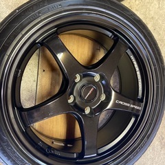 クロススピードCR5 17x7.5j +50　PCD114.3 5H 中古美品
の画像