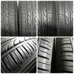 ダンロップ EC202 155/65R13 2018年 夏タイヤ 13インチ タイヤ交換の画像