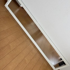 木製スタンド式ミラー