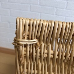 布付きカゴ大小セットの画像