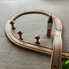 木製レール　列車セット　おもちゃの画像