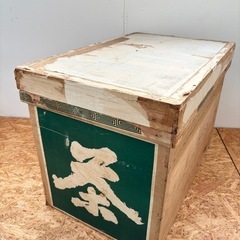 茶箱昭和レトロ 古道具 木製 木箱茶箱ブリキ貼り古家具レトロ