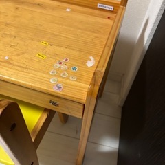 キッズデスク&チェアの画像
