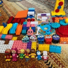 【譲り先決まりました】アンパンマンブロックセット