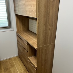 【商談中】Lowya  食器棚120cm×180cm　シャビーナチュラルの画像