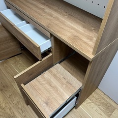 【商談中】Lowya  食器棚120cm×180cm　シャビーナチュラルの画像