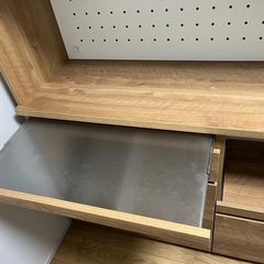 【商談中】Lowya  食器棚120cm×180cm　シャビーナチュラルの画像