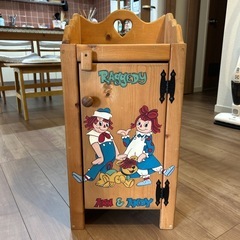 カントリー(Raggedy Ann & Andy)木製チェスト