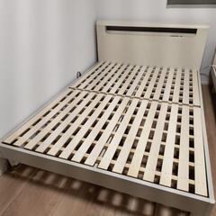 ニトリ　ダブルベッド【本日受け取りのみ3000円お値引きいたします。】の画像