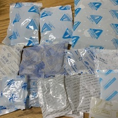 お話中 差し上げます　保冷剤まとめて