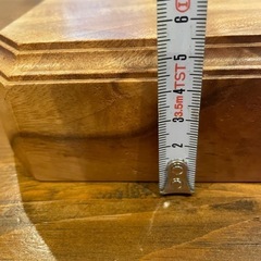 木製　花台 約20cm x 15cmの画像