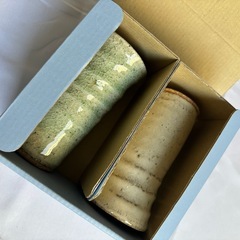【新品】手作り風 湯呑みペアセットの画像
