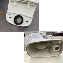 モデルハウス展示品 TOTO トイレ便器 CS370 タンク SS370BNKL #NW1 排水芯200mm 寒冷地/床排水仕様 便座 止水栓付き 札幌市手稲区の画像