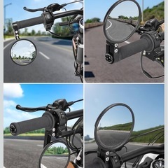 KEMI MOTO バイクミラー バーエンドミラー 新品の画像