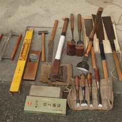 【必見】😄あなたは今日から宮大工❗プロの大工道具一式『ノコギリ、...