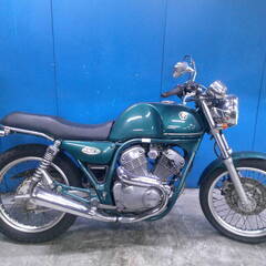 YAMAHA SRV250 緑 格安提供車 半額配送キャンペーン クランキング未確認 期間限定車体価格 現状渡し諸経費￥0- 横浜 P-Yardの画像