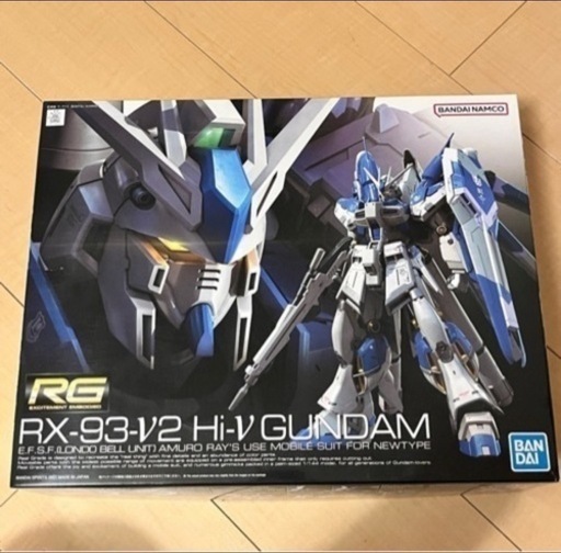 バンダイRG HI-νガンダム未組み立て (マ子) 岩切の模型 バンダイRG HI-νガンダム未組み立て (マ子) 岩切の模型