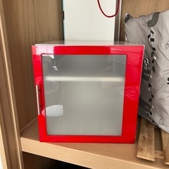 【決まりました】収納　ボックス　赤　白