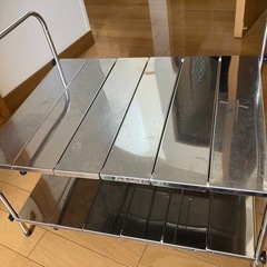 ニトリステンレスラックキッチン下収納の画像