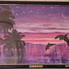 サイレントイリュージョン　完成品　フレーム入り　38×53cm　...