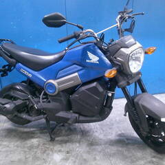 HONDA NAVI110 青 エンジン始動確認 自賠責保険で乗...