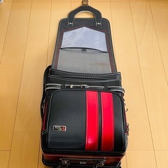 ランドセル ブラック＆レッド の画像