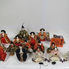 雛人形 京びな 歓喜びな 平安 春峰作 お内裏様 お雛様 三人官...