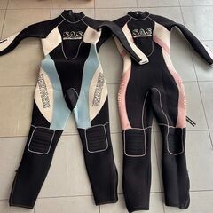 SASダイビング用ウエットスーツ2着