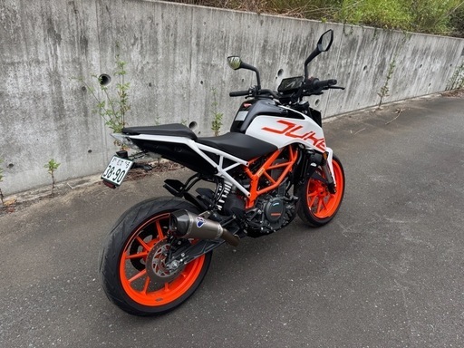 KTM DUKE390 3700キロ 車検付