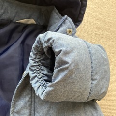 子供　青　アウター　中綿ジャケットの画像