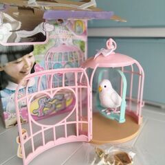 おしゃべりインコ　ホワイトヴィットハート　中古　子供　オモチャ