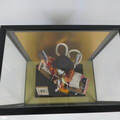 置物 五月人形 雛匠 東玉作 「おぼこ金時 鉞」 ガラスケース付 端午の節句の画像