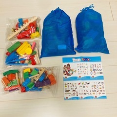 【完売】積み木 ドミノ倒し AISFA 480個 ギミック 仕掛け 43種セット 木製の画像