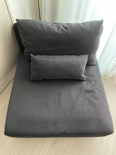 IKEA SÖDERHAMN/ソーデルハムン 1人掛けソファ ダークグレー