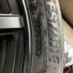 スタッドレスタイヤホイールセット　ブリヂストンVRX3  165/60R15  2022年製　の画像