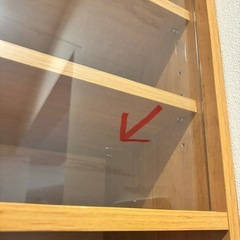 【取引中】LOWYA 食器棚 北欧風  幅90cmの画像