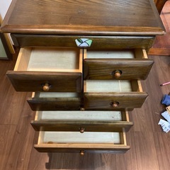 木製　収納棚の画像