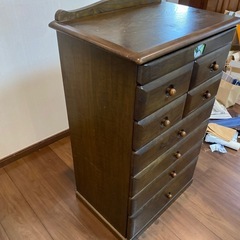 木製　収納棚の画像